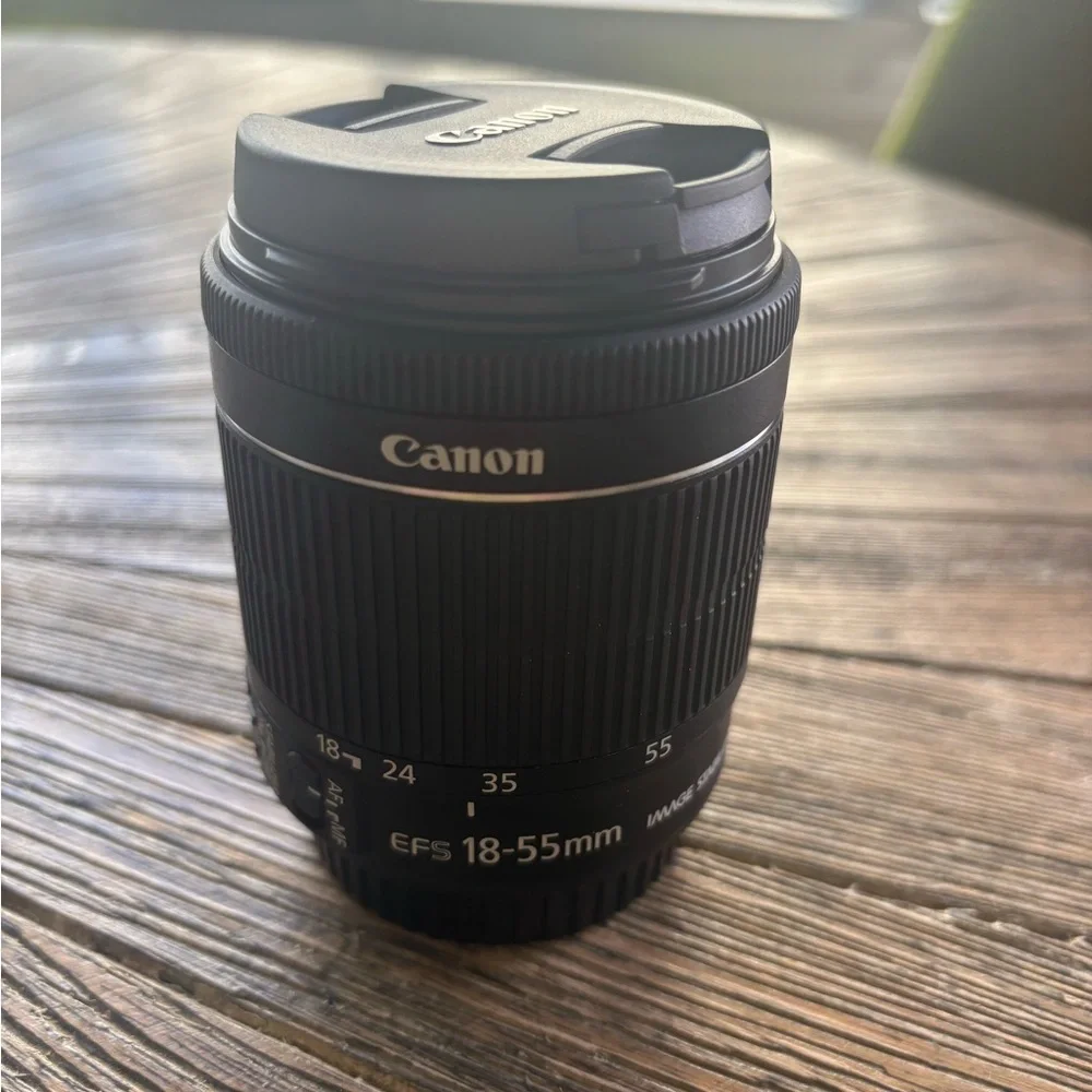 Canon Black Camera Lens 18-55mm